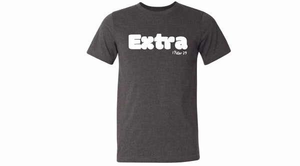 "Extra" T-shirt Vintage Grey